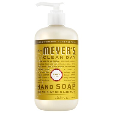 Mrs. Meyer's Hand Soap, Made with Essential Oils, Biodegradable Formula, Daisy, 12.5 fl. oz