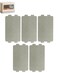 YQBOOM 5 PCS Waveguide Cover, Universal Microwave Oven Mica Plate Sheet, 117mm X 64mm, Replacement Accessory for Home Kitchen Office