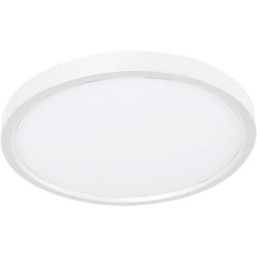 AFX Edge 12" Round LED Flush Mount - White
