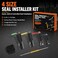 Camoo Hydraulic U-Cup Twistor Installation Tool Set Rod Seal Install Tool Set (6Pcs)