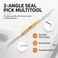 Camoo Hydraulic U-Cup Twistor Installation Tool Set Rod Seal Install Tool Set (6Pcs)