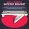 DuctlessAire DA-160 Support Bracket, Wall Mount