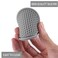 SINGARO Car Cup Coaster, 4PCS Universal Non-Slip Cup Holders Embedded in Ornaments Coaster, Car Interior Accessories, Gray