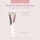 Ecotools Luxe Flawless Foundation Makeup Brush For Liquid Makeup, Pink