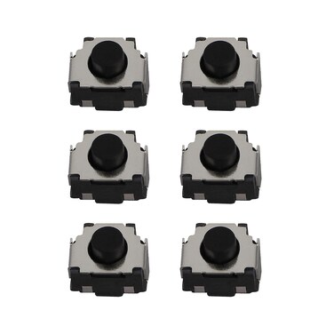 Create idea 6 pieces L R button micro switch left right tactile bumper button press micro switch compatible with switch 2DS 3DS XL joystick controller replacement parts