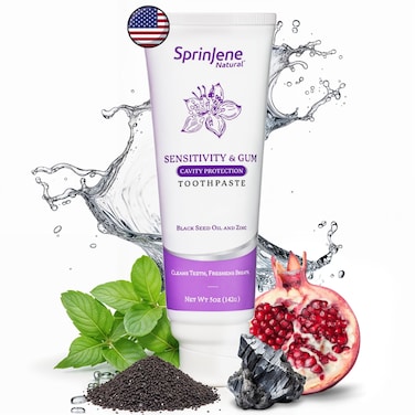 SprinJene Sensitivity &amp; Gum Cavity Protection Toothpaste