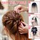 TsMADDTs Hair Tail Tools, 3Pack Hair Loop Tool Set with 2Pcs French Braid Tool Loop 1Pcs Rat Tail Comb Metal Pin Tail Braiding Comb for Hair Styling, Pink