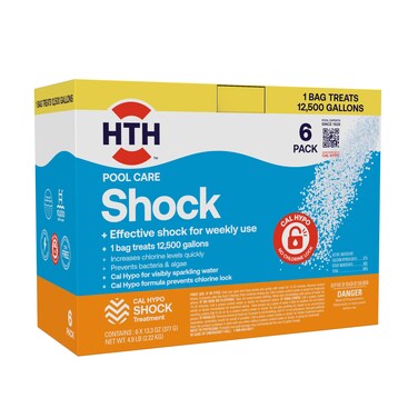 HTH 52030B, Swimming Pool Care Shock, 6 Pack