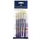 Faber-Castell Synthetic Hair Brush Flat Tip Set, 5 PCS