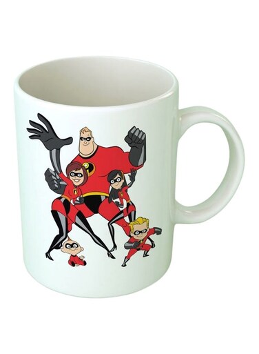 Print Incredibles Printed Mug White/Black/Red
