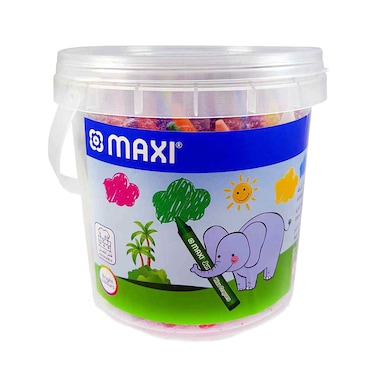 ماكسي جامبو أقلام تلوين شمعية - متعددة الألوان - 12 قطعة