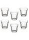 6 Pieces Baroque Whisky Tumbler, 300 Ml, 92 Mm Height, 90 Mm Diameter Clear