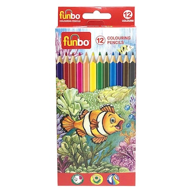 Funbo Colour Pencil, 12 PCS