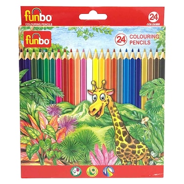Funbo Colour Pencil, 24 PCS
