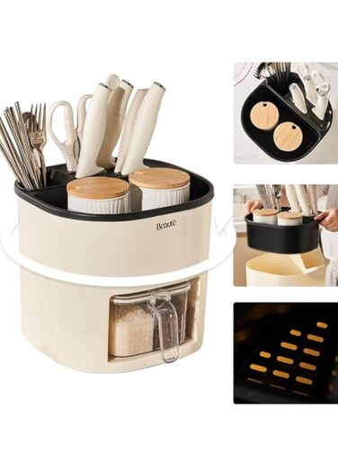 Kitchen organizers and storage Seasoning Box Knife Rack Chopstick Cage Container Spice Box multifunctional Drawer Spice Box for Kitchen Storage