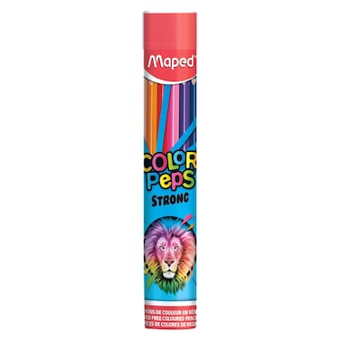 Maped Color'Peps Strong Coloured Pencils Cylinder Tube 12 PCS