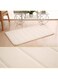 XJZM Non-slip Bathroom Carpet, Machine Washable Bathroom Mat Soft and Comfortable Bathroom Carpet Non-slip Absorbent Washable Bathroom Mat (Beige,50 * 80cm)