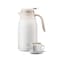 LocknLock 2L Leisurely Vacuum Kettle &ndash; Ivory, Double-Wall Insulated BPA-Free Thermal Kettle with Spill-Free Lid