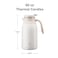 LocknLock 2L Leisurely Vacuum Kettle &ndash; Ivory, Double-Wall Insulated BPA-Free Thermal Kettle with Spill-Free Lid