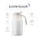 LocknLock 2L Leisurely Vacuum Kettle &ndash; Ivory, Double-Wall Insulated BPA-Free Thermal Kettle with Spill-Free Lid