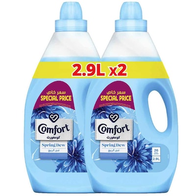 Comfort Fabric Softener Spring Dew 2.9L Pack of 2