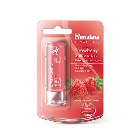 Himalaya Herbals Strawberry Shine Lip Care Red 4.5g