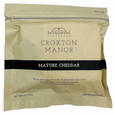 Croxton Manor Mature Cheddar Cheese, 200g