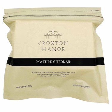 Croxton Manor Mature Cheddar Cheese, 400g