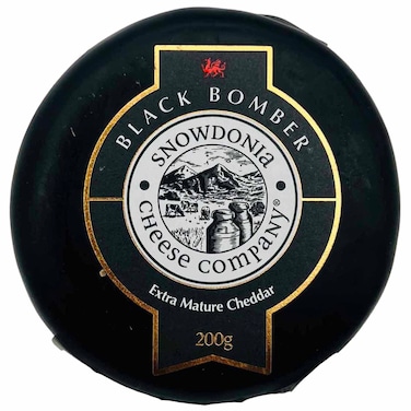Snowdonia Black Bomber Extra Mature Cheddar Cheese, 200g
