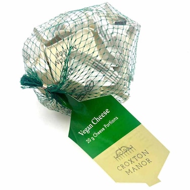 Croxton Manor Vegan Cheese Portions, 20g, Pack of 10