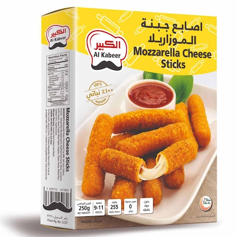 Al Kabeer Mozzarella Cheese Sticks 250g