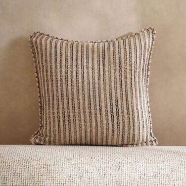 Home Horizon Stripe Cushion 50x50cm - Ochre