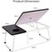 Home Pro Foldable Laptop Table With Bed Tray Black