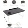 Home Pro Foldable Laptop Table With Bed Tray Black