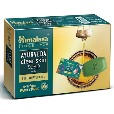 Himalaya Ayurveda Clear Skin Soap 125g Pack of 4