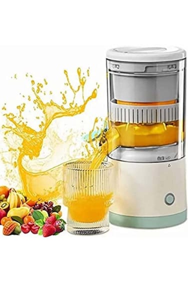 Portable Blender, Electric Citrus Juicer Rechargeable Hands Free Masticating Orange Juicer Lemon Squ