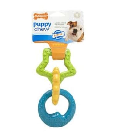 Nylabone Puppy Chew Teething Rings  One Size