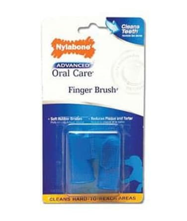 Nylabone Advanced Oral Care Finger Brush 2Ct Card One Size Dental Hygiene
