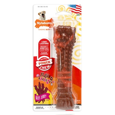Nylabone Power Chew Textured Beef Jerky Flavor Souper