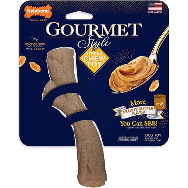 Nylabone Strong Chew Stick PB Med Gourmet Style