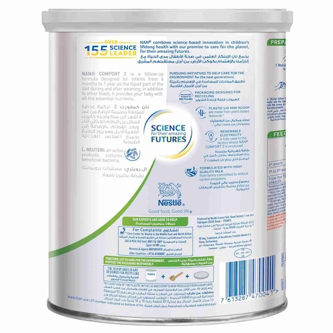 Nestle NAN Comfort 2 Follow Up Formula 800g