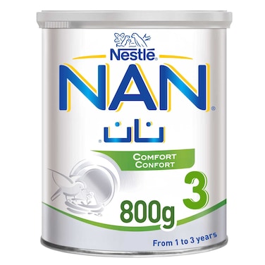 Nestle NAN Comfort 3 Growing Up Formula Milk 1 to 3 yrs 800g