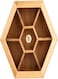 Akdc Bamboo Candy Box 28Cm X 32Cm X 6Cm Brown