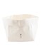 DuraLux 7.8 x 9.8 Inch Washable Grocery Bag, 1 Heavy-Duty Paper Bag Flower Pot - Reusable, Store Produce, White Paper Sustainable Shopping Bag, For Organizing Pantries Or Kitchens
