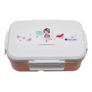 أطلس صندوق غذاء - وردي