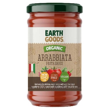 إيرث غودز صلصة أرابياتا نباتية عضوية خالية من الغلوتين 350 غرام