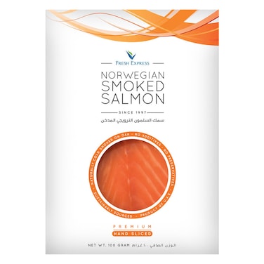 Fresh Express Norwegian Smoked Salmon, 100g