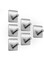 Baytion 6Pcs Adhesive Hooks for Hanging Heavy Duty, 304 Stainless Steel Towel Hook for Bathroom Wall Mounted, Waterproof Sticky Wall Hooks Hangers for Robe Keys Hat Calendar for Kitchen Home Door