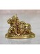 eSplanade Brass Nandi Statue Pooja Idols   Home Decor - Height 2.5" Inches