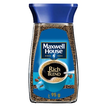 Maxwell House Rich Blend Instant Coffee, 95g